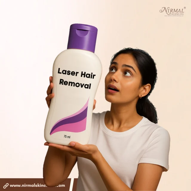 If only hair removal was as easy as applying a cream labeled “Laser”… 😅
Here’s the truth: laser hair removal doesn’t come in a tube — it needs a trained hand, the right machine, and your skin type in mind.

At Nirmal Clinics, we use the Primelase HR Diode Laser — one of the safest and most effective for Indian skin tones.

✨ Painless
✨ Long-term results
✨ No more salon appointments every 3 weeks

Let go of the razors, wax strips, and myths — this is real science, not skincare marketing.

📞 Call 9945750033 or DM us to start your #HairFreeJourney
📍 Vijayanagar, Bangalore
🌐 www.nirmalskinclinic.com
